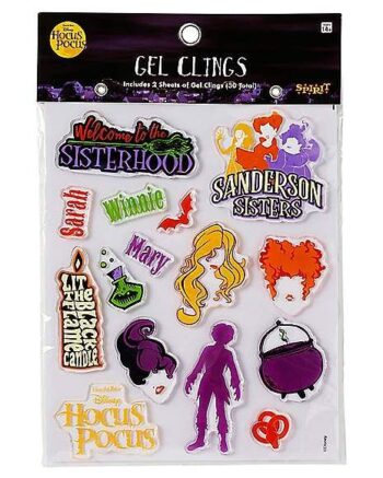 Hocus Pocus Gel Window Clings - Disney