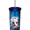Jason Voorhees Iridescent Cup with Straw - Friday the 13th