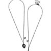 Jason Voorhees Mask and Machete Best Friend Necklace Set - Friday the 13th