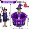 43 Inch Halloween Party Decorations Inflatable Cooler, 200+ Cans Witches Cauldron Halloween Party Supplies Large Capacity Ice Bucket for Drink Beverage Holder, Scary Halloween Decor for Outdoor Indoor