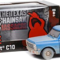 1971 Chevy C10 Pickup Truck Light Blue (Dusty) The Texas Chainsaw Massacre (1974) Movie 1/24 Diecast Model Car by Greenlight 84141
