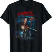 A Nightmare On Elm Street Freddy Poster Fade T-Shirt