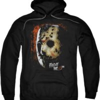 A&E Designs Friday The 13th Hoodie Jason Voorhees Mask Hoody