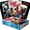 AQUARIUS Friday the 13th Playing Cards - Friday the 13th Themed Deck of Cards for Your Favorite Card Games - Officially Licensed Friday the 13th Merchandise & Collectibles
