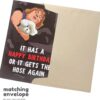 Sleazy Greetings Funny Birthday Card For Men Women Him Her | Buffalo Bill Get's The Hose Again Card