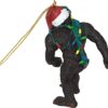 Design Toscano Bigfoot The Holiday Yeti with Santa Hat Funny Christmas Tree Ornament, 2 Inches Wide, 1 Inches Deep, 3 Inches High, Brown