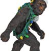 Design Toscano Bigfoot The Holiday Yeti with Santa Hat Funny Christmas Tree Ornament, 2 Inches Wide, 1 Inches Deep, 3 Inches High, Brown