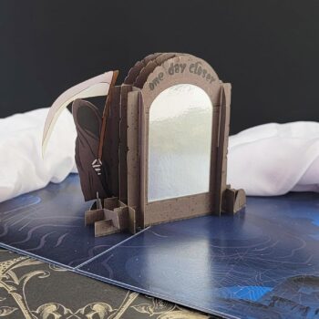 Funny Pop Up Birthday Card | Spooky Reflective 3D Mirrored Tombstone Bday Card | Grim Reaper Birthday Cards For Men | October Birthday Cards For Dad | Killer 40th Birthday Card For Husband, Wife