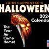 Halloween Horror Calendar 2024 Wall Monthly John Carpenters Movie Calander 12 Month