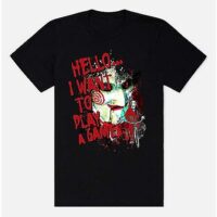 Hello I Want To Play Games T Shirt - Saw
