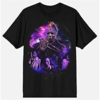 Michael Myers Purple Collage T Shirt - Halloween