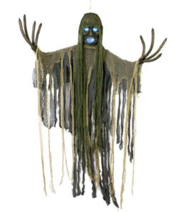 Hanging Scary Tree Reaper Zombie with Strobe Light Skull - FOREVER ...