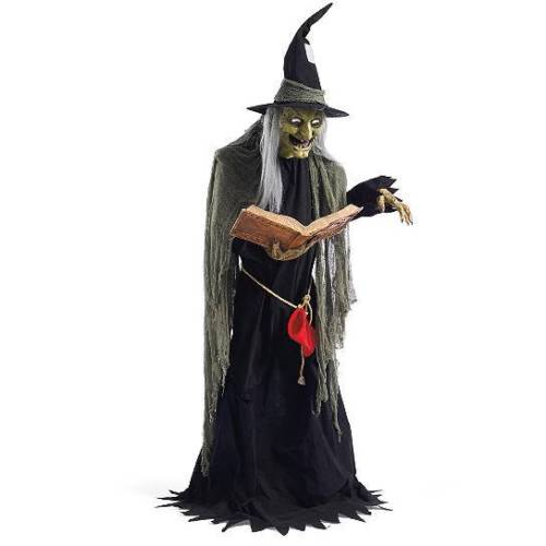 LIFE SIZE ANIMATED SPELL CASTING WITCH PROP - FOREVER HALLOWEEN