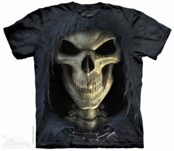 Face Of Death Shirt Tie Dye Adult T-Shirt Tee