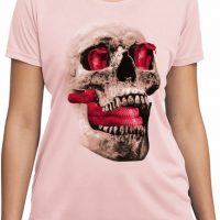 Halloween Cobra Skull Ladies Moisture Wicking Shirt