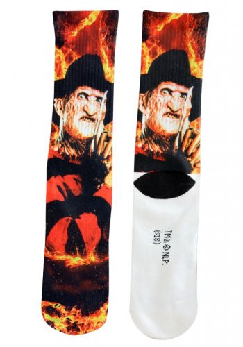 Men's Nightmare on Elm Street Freddy Krueger Crew Socks