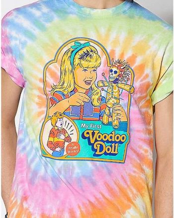 My First Voodoo Doll Tie Dye T Shirt - Steven Rhodes