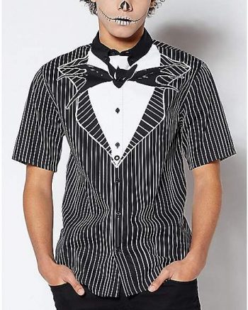 Jack Skellington Button Down Shirt - The Nightmare Before Christmas