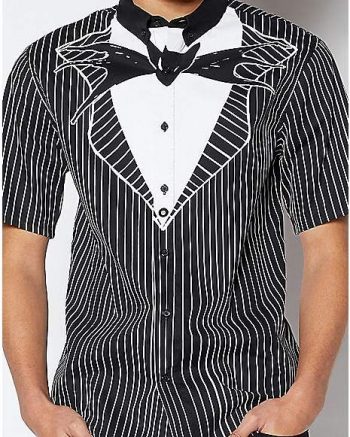Jack Skellington Button Down Shirt - The Nightmare Before Christmas