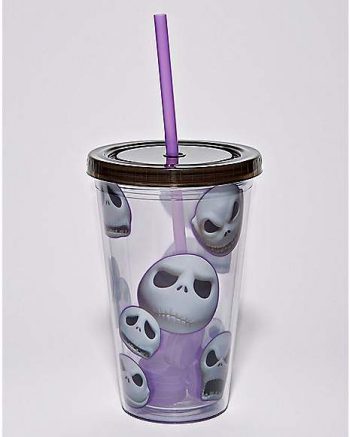 Jack Skellington Cup With Straw 16 oz. - The Nightmare Before Christmas
