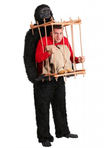 Man in a Gorilla Cage Costume - FOREVER HALLOWEEN