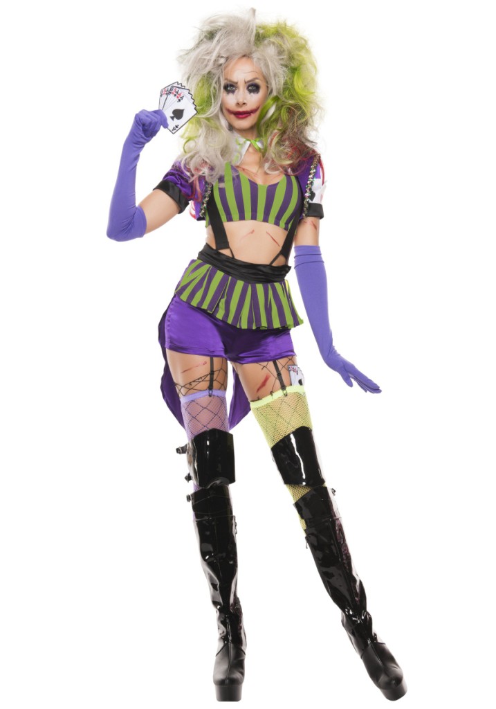 Women's Sexy Mad Villain Costume - FOREVER HALLOWEEN