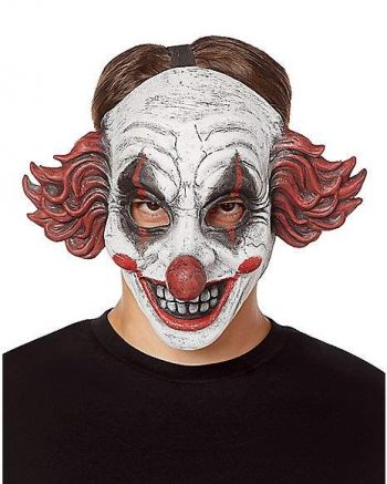Happy Clown Half Mask - FOREVER HALLOWEEN