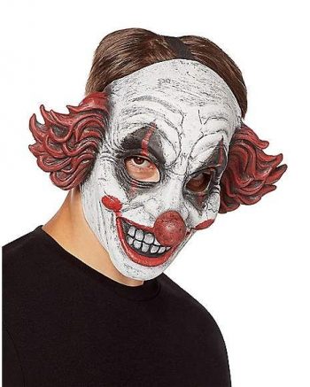 Happy Clown Half Mask - FOREVER HALLOWEEN