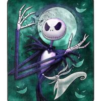 Jack Skellington Reversible Fleece Blanket - The Nightmare Before Christmas