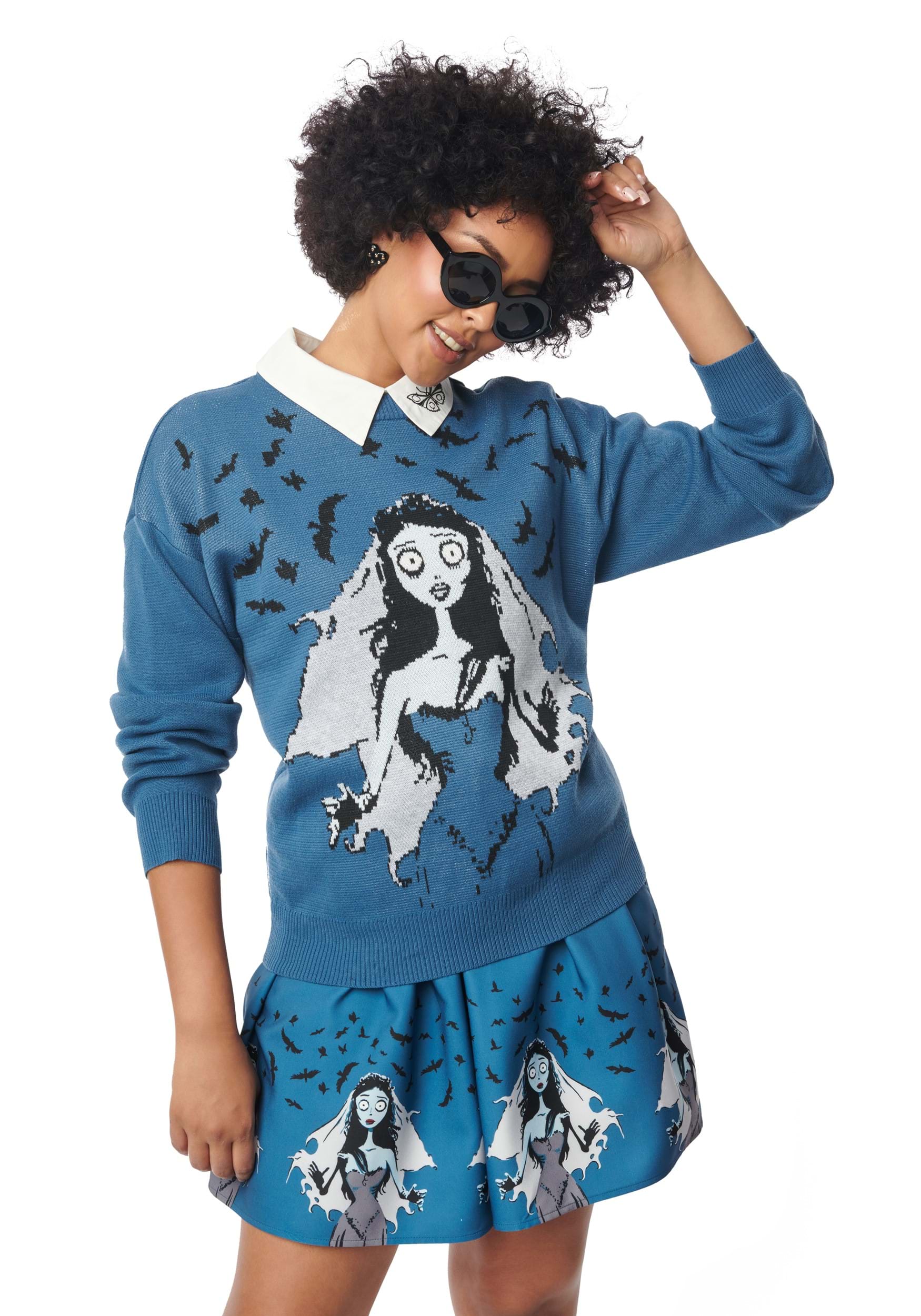Unique Vintage Corpse Bride Sweater for Women