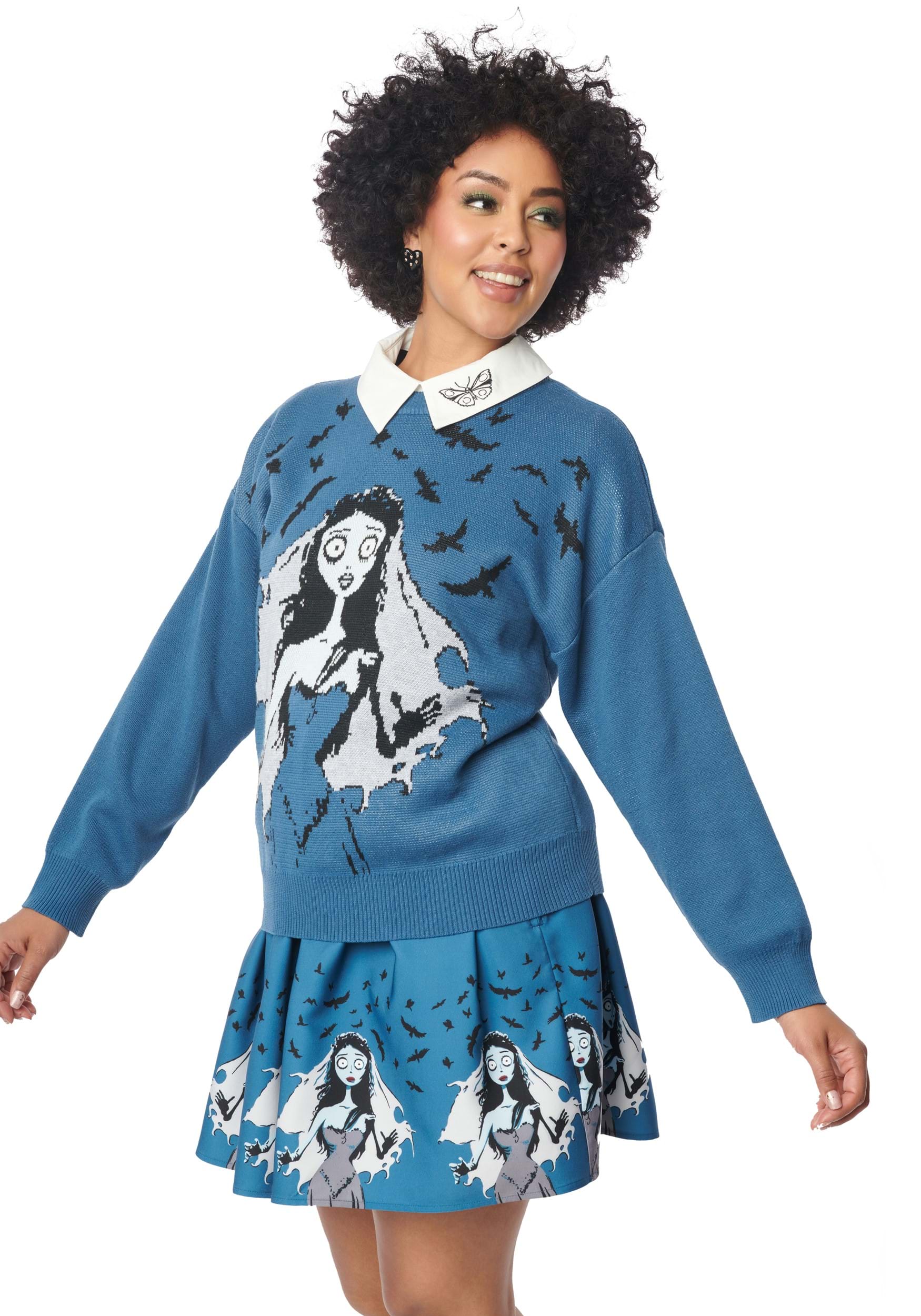 Unique Vintage Corpse Bride Sweater for Women