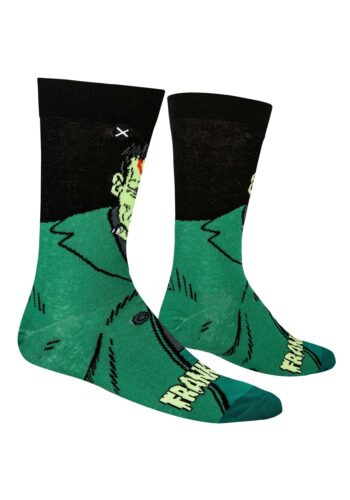 Adult Frankenstein Crew Straight Socks