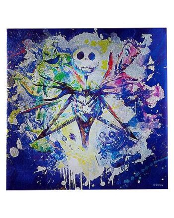 Jack Skellington Metallic Canvas - The Nightmare Before Christmas