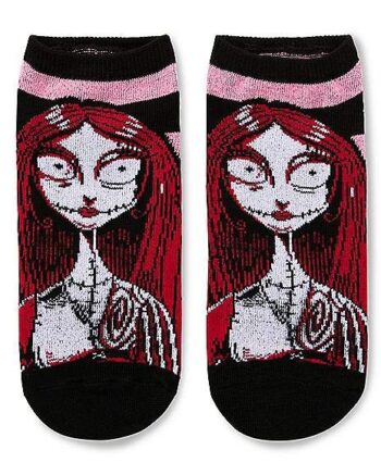 Jack Skellington and Sally No Show Socks 5 Pack - The Nightmare Before Christmas