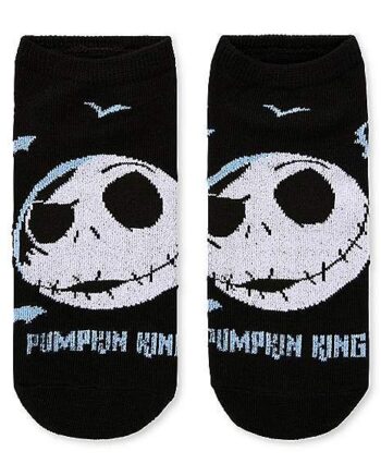 Jack Skellington and Sally No Show Socks 5 Pack - The Nightmare Before Christmas