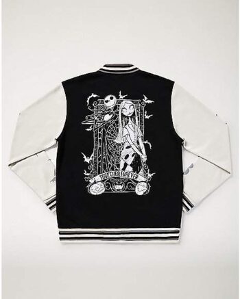 Jack Skellington and Sally Varsity Jacket - The Nightmare Before Christmas