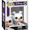 POP! Disney: Nightmare Before Christmas 30th Anniversary - Zero with Candy Cane Vinyl Figure