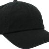 Ghostface Dad Plain Black Embroidered Patch Hat with pre-Curved Bill for Men