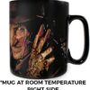 Morphing Mugs A Nightmare On Elm Street – Welcome to My Nightmare – Freddy Krueger Heat Sensitive Clue Mug – Full image revealed when HOT liquid is added - 16oz Large Drinkware