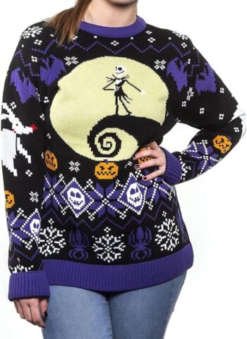 Nightmare Before Christmas Ugly Christmas Sweater for Women and Men Disney Gift