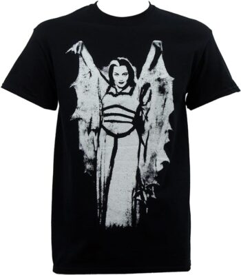 Rock Rebel The Munsters Men's LilyBat Wing T-Shirt Black